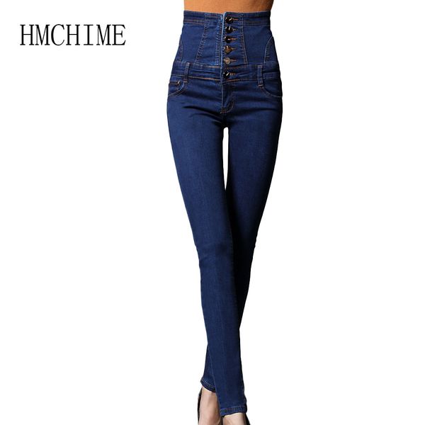 2018 autumn single breasted lace up drawstring jeans women cowboy denim pants high waist push up female pencil trousers jean, Blue
2018 autumn single breasted lace up drawstring jeans women cowboy denim pants high waist push up female pencil trousers jean, Blue