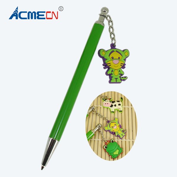 acmecn cute pen with pendant click action ball pen with soft pvc ornament propelling cute pens for school students stationery, Blue;orange
acmecn cute pen with pendant click action ball pen with soft pvc ornament propelling cute pens for school students stationery, Blue;orange