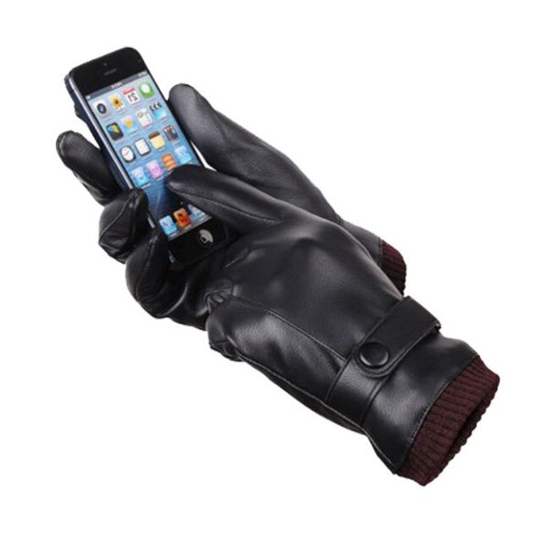 leather gloves new wholesale men's touch screen gloves winter outdoor sports cycling motorcycle thick warm gloves, Black
leather gloves new wholesale men's touch screen gloves winter outdoor sports cycling motorcycle thick warm gloves, Black
