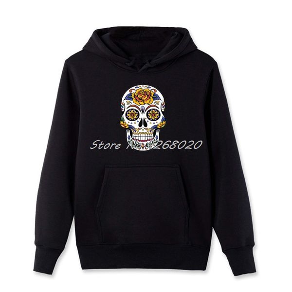 day of the dead decal rockabilly rock vintage skull print hoodie men's coon sweatshirt male casual hip hop harajuku streetwear, Black
day of the dead decal rockabilly rock vintage skull print hoodie men's coon sweatshirt male casual hip hop harajuku streetwear, Black