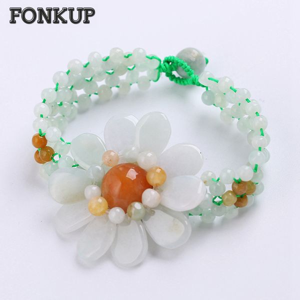 forkup emerald flower bracelets woven beaded bangle gemstone jewellery trendy women hand chain matching couple accessories reiki, Golden;silver
forkup emerald flower bracelets woven beaded bangle gemstone jewellery trendy women hand chain matching couple accessories reiki, Golden;silver