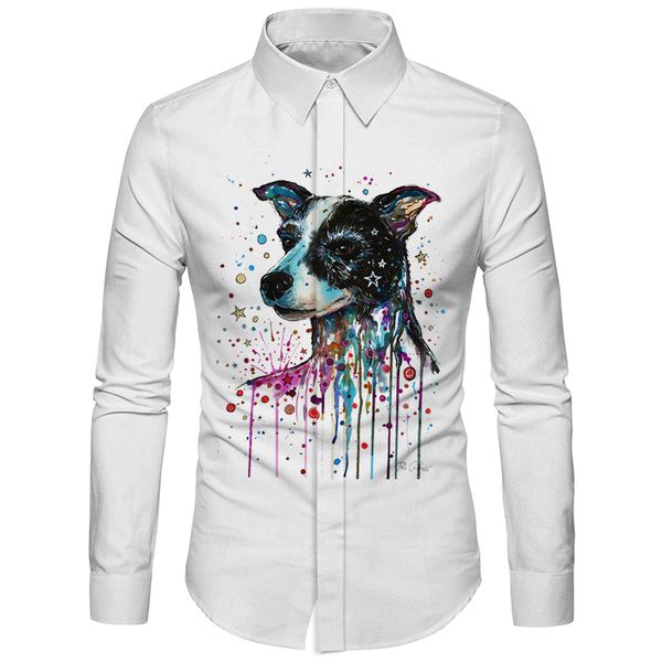 cloudstyle five-pointed star shirt men long sleeve 3d printed boxer dog camisa hombre chemise homme male social slim dress shirt, White;black
cloudstyle five-pointed star shirt men long sleeve 3d printed boxer dog camisa hombre chemise homme male social slim dress shirt, White;black