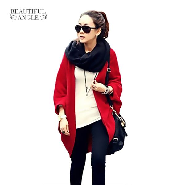 2017 new fashion women casual korea loose shawl batwing sleeves lady knit sweater coat woolen women cardigans jacket, White;black
2017 new fashion women casual korea loose shawl batwing sleeves lady knit sweater coat woolen women cardigans jacket, White;black