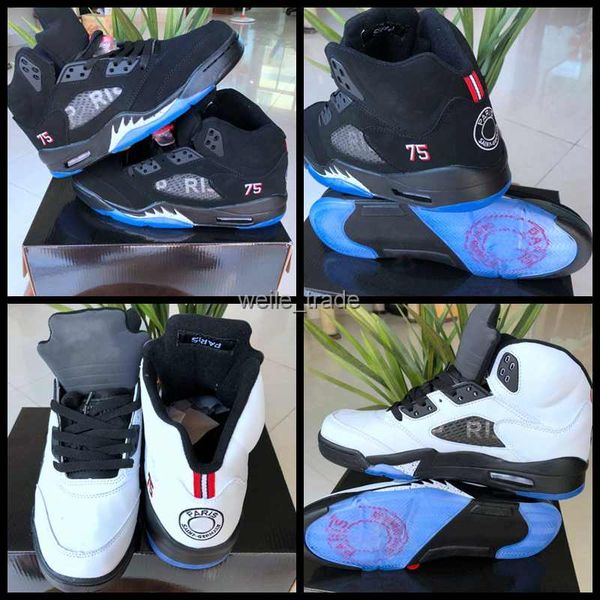 2018 New Mens Basketball Shoes 5 5s PSG X Paris Saint-Germain 75 Black White Suede Men Sport Trainers aIR Sneakers Jumpman Chaussures
2018 New Mens Basketball Shoes 5 5s PSG X Paris Saint-Germain 75 Black White Suede Men Sport Trainers aIR Sneakers Jumpman Chaussures