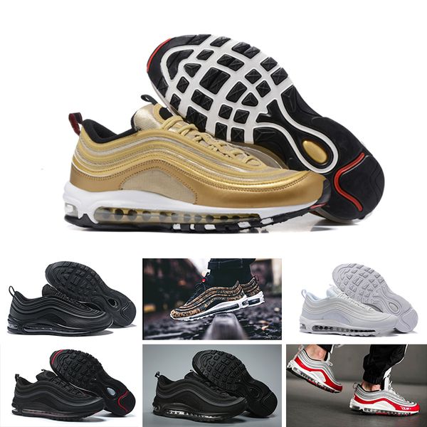 Cheap Hot New 97 OG QS Tripel Black Metallic Gold Silver Bullet PRM 3M Premium mens Shoes for Men Women designer shoes
Cheap Hot New 97 OG QS Tripel Black Metallic Gold Silver Bullet PRM 3M Premium mens Shoes for Men Women designer shoes