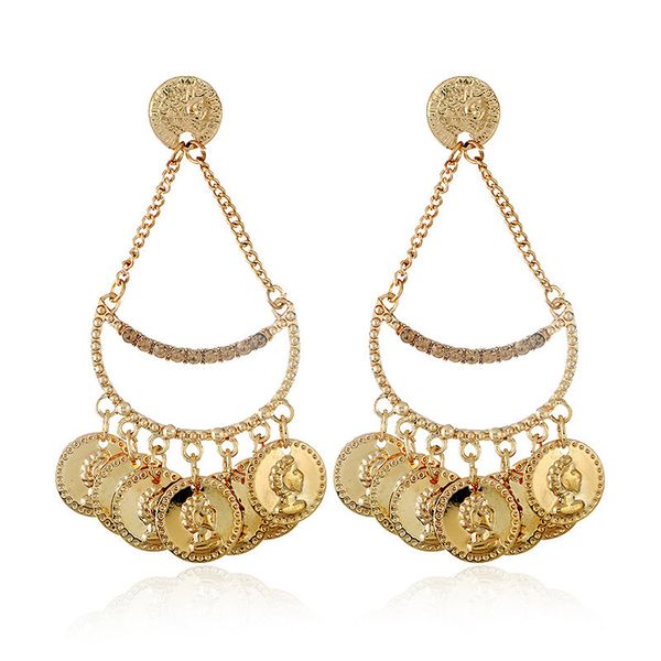 fashion big brand exaggerated jewelry vintage court show money coin earrings instagram hipster street shooting essential, Silver
fashion big brand exaggerated jewelry vintage court show money coin earrings instagram hipster street shooting essential, Silver