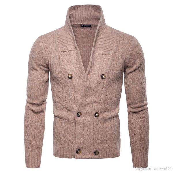 new cardigan sweater men' v-neck double breasted sweater with long sleeve cotton blend knitted winter mens sweater for sal, White;black
new cardigan sweater men' v-neck double breasted sweater with long sleeve cotton blend knitted winter mens sweater for sal, White;black