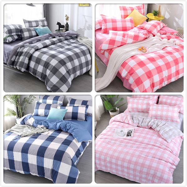 classical plaid concise duvet sheet pillowcase 3/4pcs bedding sets big size soft cotton bed linen single twin king 200x230
classical plaid concise duvet sheet pillowcase 3/4pcs bedding sets big size soft cotton bed linen single twin king 200x230