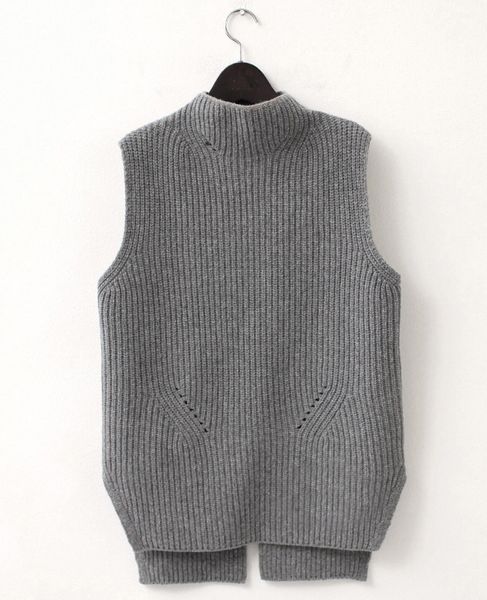 2018 new fashion ladies knitted cashmere wool waistcoat camisole vest seven pin high-quality ing, White
2018 new fashion ladies knitted cashmere wool waistcoat camisole vest seven pin high-quality ing, White
