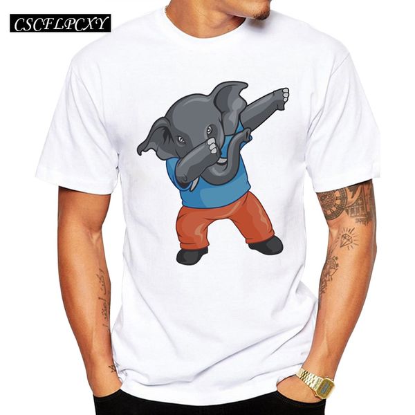 c 2017 elephant dabbing men t-shirt hipster short sleeve t shirt fashion unicorn dabbing dance printed tee o-neck casual, White;black
c 2017 elephant dabbing men t-shirt hipster short sleeve t shirt fashion unicorn dabbing dance printed tee o-neck casual, White;black