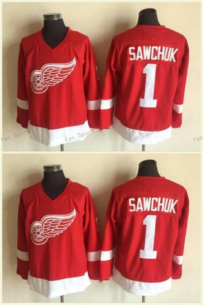 Detroit Red Wings Jersey #1 Terry Sawchuk Jersey Red 100% Stitched Hockey Jerseys
Detroit Red Wings Jersey #1 Terry Sawchuk Jersey Red 100% Stitched Hockey Jerseys