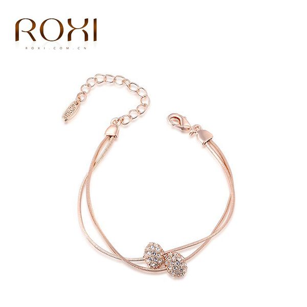 roxi brand charm bracelets & bangles rose gold color women elegant fashion crystal beads wedding party jewelry for woman, Black
roxi brand charm bracelets & bangles rose gold color women elegant fashion crystal beads wedding party jewelry for woman, Black