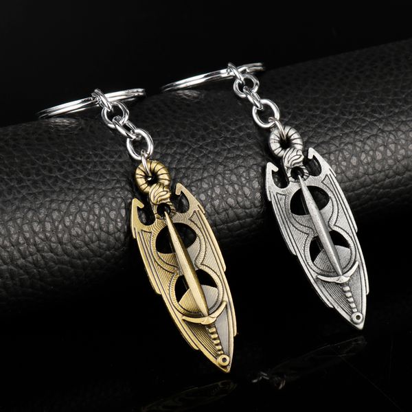 dongsheng fashion the elder scrolls 5 skyrim pendant dawnguard hearth fires dragonborn keychain keyrings for mens gift-50, Silver
dongsheng fashion the elder scrolls 5 skyrim pendant dawnguard hearth fires dragonborn keychain keyrings for mens gift-50, Silver