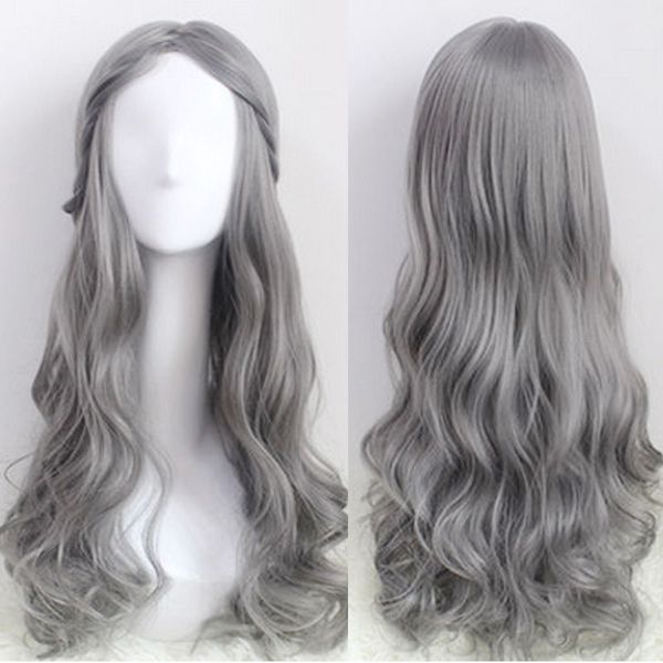 new heat resistant harajuku lolita gray hair long wavy curly anime costume wig>>new fashion picture wig, Black
new heat resistant harajuku lolita gray hair long wavy curly anime costume wig>>new fashion picture wig, Black