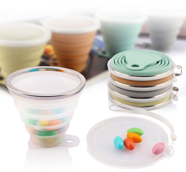 200ml whole ale portable ilicone retractable folding cup color outdoor tele copic collap ible folding tumblerful cup folding water cup
200ml whole ale portable ilicone retractable folding cup color outdoor tele copic collap ible folding tumblerful cup folding water cup