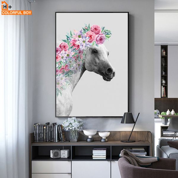 colorfulboy horse flower canvas art print modern abstract posters and prints canvas painting wall pictures for living room decor
colorfulboy horse flower canvas art print modern abstract posters and prints canvas painting wall pictures for living room decor