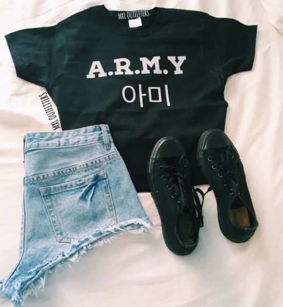 Korea Fashion Hip Hop A .R .M .Y Bts T-Shirt Tumblr Graphic Streetwear Cool Shirt Letter Print Tees Tops Cotton Outfits Female
Korea Fashion Hip Hop A .R .M .Y Bts T-Shirt Tumblr Graphic Streetwear Cool Shirt Letter Print Tees Tops Cotton Outfits Female