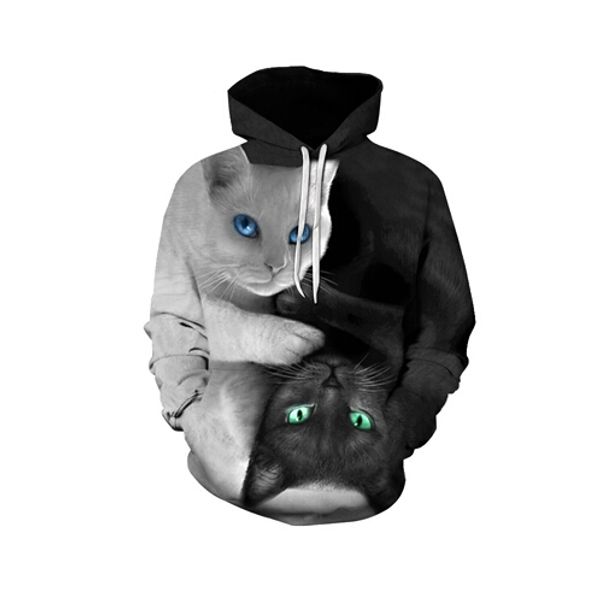 Cute YinYang Cat 3D Hoodies Galaxy Cats Prints Hooded Sweatshirt Cool Wolf/Lions/Tiger Hoodie Pullovers 
Cute YinYang Cat 3D Hoodies Galaxy Cats Prints Hooded Sweatshirt Cool Wolf/Lions/Tiger Hoodie Pullovers