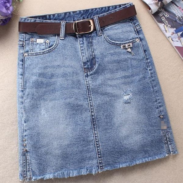 2018 summer fashion women skirts denim high waist stretch package hip short mini a-line skirt plus size 2xl, Black
2018 summer fashion women skirts denim high waist stretch package hip short mini a-line skirt plus size 2xl, Black