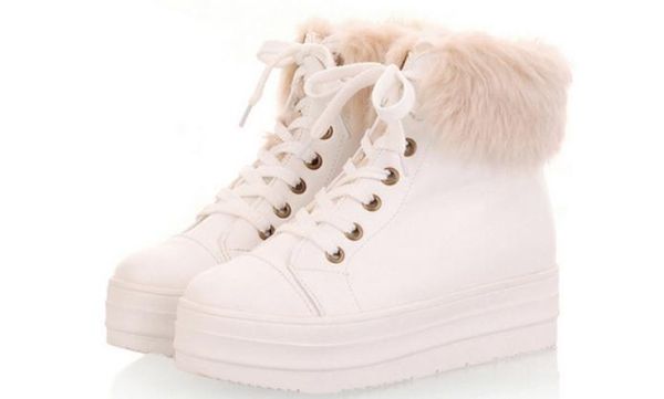 send 2018 winter korean warm plus velvet women's boots, Black
send 2018 winter korean warm plus velvet women's boots, Black