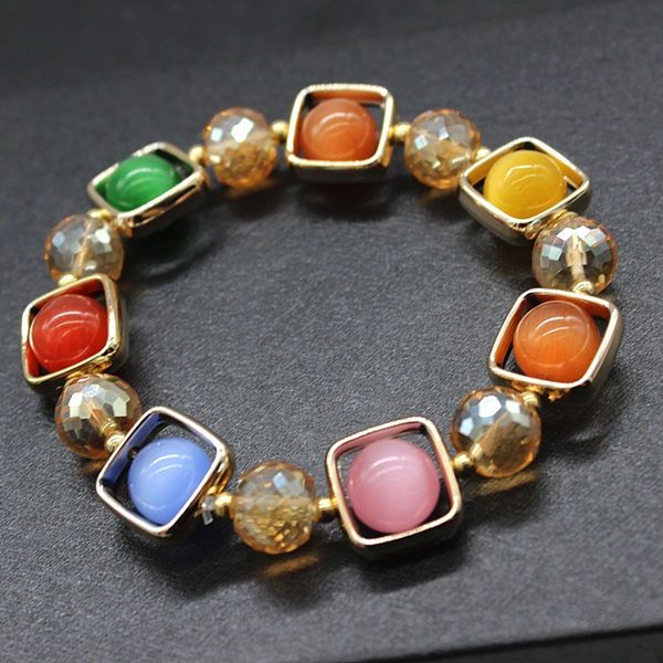 natural crystal opal bead bracelet women fashion vintage beaded, strands new diy jewelry multicolor xmas gift 12pcs/lot, Black
natural crystal opal bead bracelet women fashion vintage beaded, strands new diy jewelry multicolor xmas gift 12pcs/lot, Black