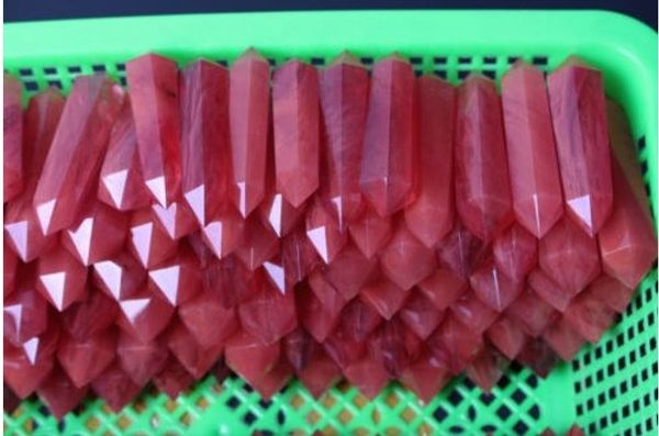 (18pcs) 1kg (8-10cm) плавя пункт двойника палочки красного кварца кристаллический
(18pcs) 1kg (8-10cm) плавя пункт двойника палочки красного кварца кристаллический