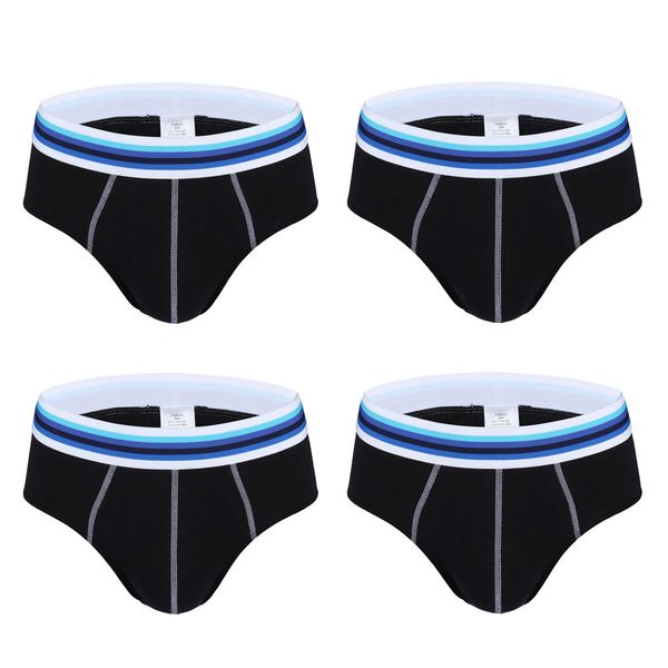 nxy mens 4 pack comfortable mens underwear soft seamless underpants cotton classic soft briefs, Black;white
nxy mens 4 pack comfortable mens underwear soft seamless underpants cotton classic soft briefs, Black;white