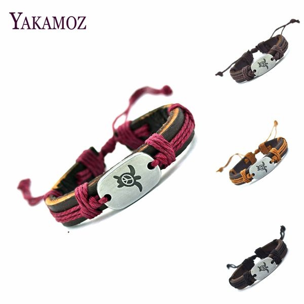 2017 peace turtles genuine leather charm bracelet cuff braided wrap bracelet & bangles fashion for women men gifts, Golden;silver
2017 peace turtles genuine leather charm bracelet cuff braided wrap bracelet & bangles fashion for women men gifts, Golden;silver