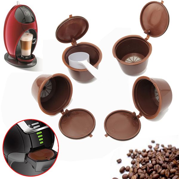coffee capsule with 1pc plastic spoon refillable coffee capsule 150 times reusable compatible for nescafe dolce gusto
coffee capsule with 1pc plastic spoon refillable coffee capsule 150 times reusable compatible for nescafe dolce gusto