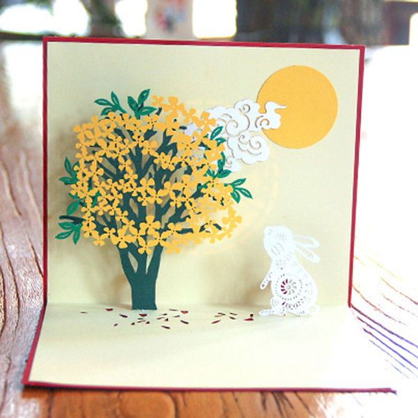 3d pop up chinese style greeting card handmade osmanthus tree rabbit birthday postcard craft ing
3d pop up chinese style greeting card handmade osmanthus tree rabbit birthday postcard craft ing
