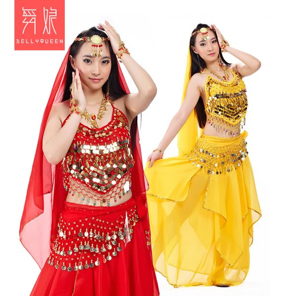5 pieces set pepper + slice chain skirt + veil belly dance suit belly dance indian dance performance suit --72, White;black
5 pieces set pepper + slice chain skirt + veil belly dance suit belly dance indian dance performance suit --72, White;black