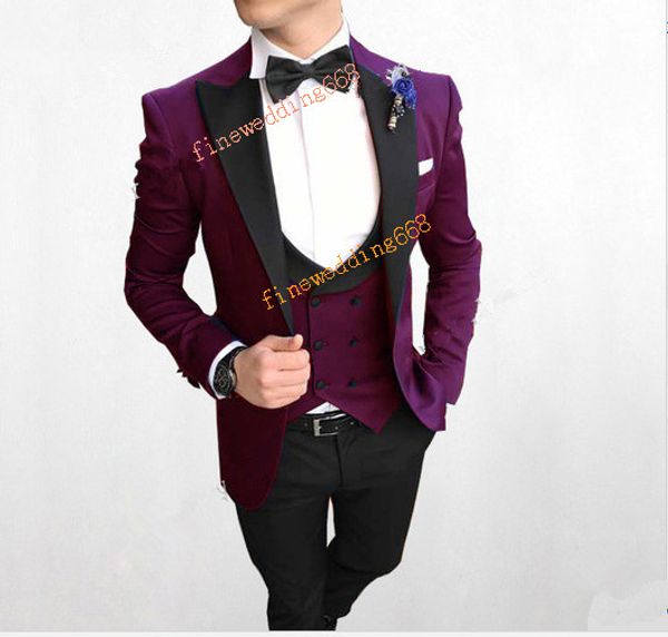 custom color groomsmen peak lapel handsome one button groom tuxedos men suits wedding/prom/dinner man blazer(jacket+pants+tie+vest, Black;gray
custom color groomsmen peak lapel handsome one button groom tuxedos men suits wedding/prom/dinner man blazer(jacket+pants+tie+vest, Black;gray