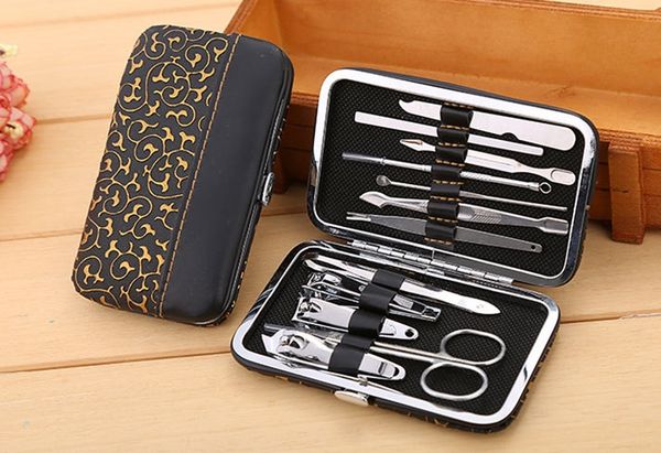 100sets 12pcs portable stainless steel nail art manicure set pedicure scissor tweezer knife earpick nail clipper kit
100sets 12pcs portable stainless steel nail art manicure set pedicure scissor tweezer knife earpick nail clipper kit