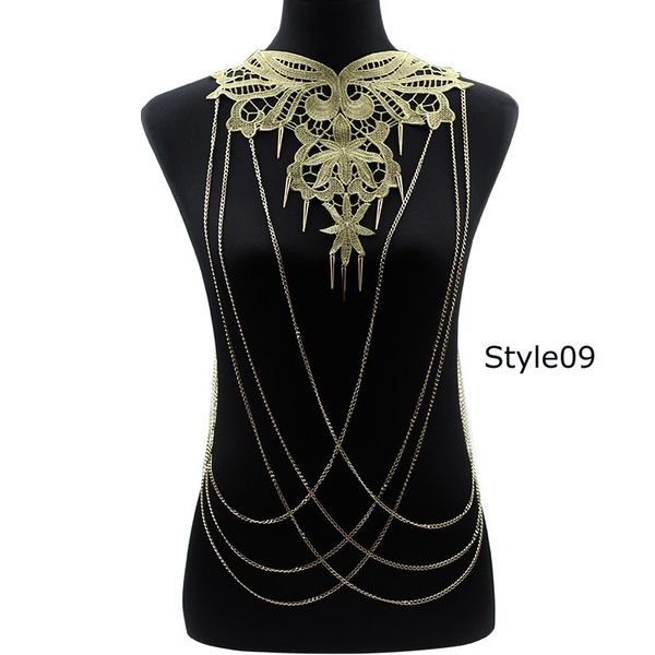 lace flower necklace women flower collar hollow out gothic big necklace multilayer chain necklace statement jewelry, Golden;silver
lace flower necklace women flower collar hollow out gothic big necklace multilayer chain necklace statement jewelry, Golden;silver