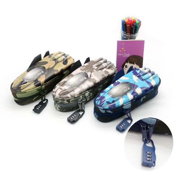 creative fighter pencil bag large camouflage canvas pencil case with lock for boy school supplies
creative fighter pencil bag large camouflage canvas pencil case with lock for boy school supplies