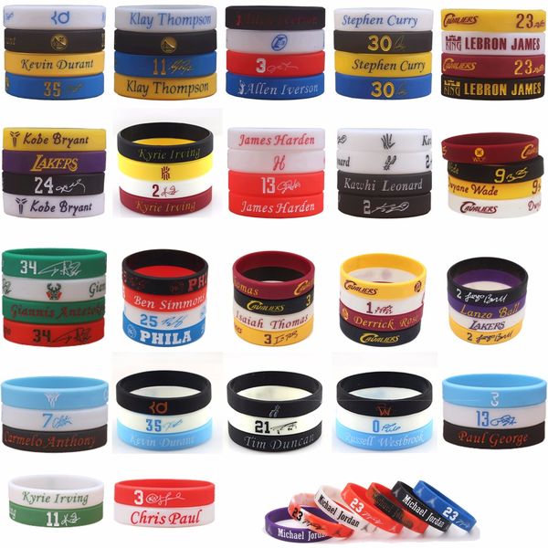 100 шт. Микс баскетболист NBAstar силиконовый браслет браслет высокого качества
100 шт. Микс баскетболист NBAstar силиконовый браслет браслет высокого качества
