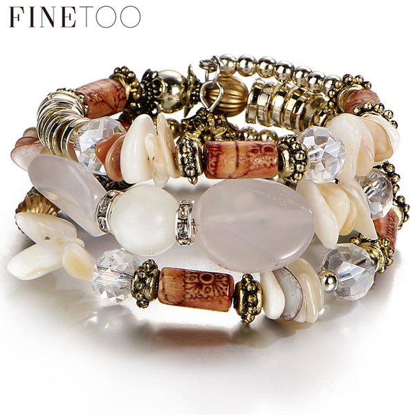 finetoo multilayer irregular natural stone crystal beaded boho bracelet three layers charm bracelets bangles adjustable, Black
finetoo multilayer irregular natural stone crystal beaded boho bracelet three layers charm bracelets bangles adjustable, Black