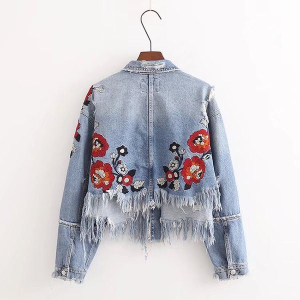 Animal Denim Jacket Women Short Denim Jacket Hot Sale Direct Selling Sleeved Coats Tze75 Fashion Embroidered Outerwear Jacket 
Animal Denim Jacket Women Short Denim Jacket Hot Sale Direct Selling Sleeved Coats Tze75 Fashion Embroidered Outerwear Jacket