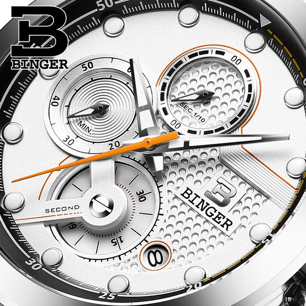 multifunction watches men luxury brand binger new fashion men's chronograph quartz watch male wristwatch relogio masculino, Slivery;brown
multifunction watches men luxury brand binger new fashion men's chronograph quartz watch male wristwatch relogio masculino, Slivery;brown