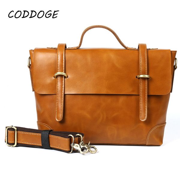 coddoge vintage men briefcase genuine leather bags handbags crazy horse leather bags for mens messenger bag men 12' lapbag
coddoge vintage men briefcase genuine leather bags handbags crazy horse leather bags for mens messenger bag men 12' lapbag