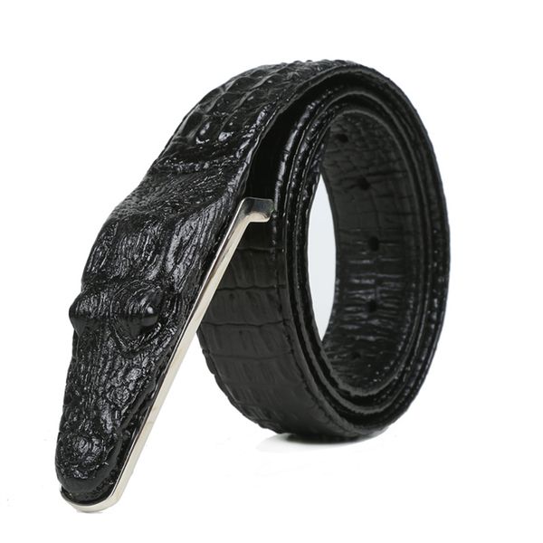 fashion men's belt crocodile pattern genuine leather belt business casual simulation crocodile alligator head gift for men, Black;brown
fashion men's belt crocodile pattern genuine leather belt business casual simulation crocodile alligator head gift for men, Black;brown