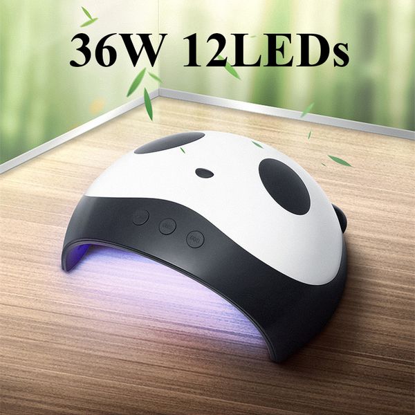 panda nail dryer 36w uv led nail lamps smart sensor 60/90/120s time setting machine for curing uv gel polish usb connector
panda nail dryer 36w uv led nail lamps smart sensor 60/90/120s time setting machine for curing uv gel polish usb connector