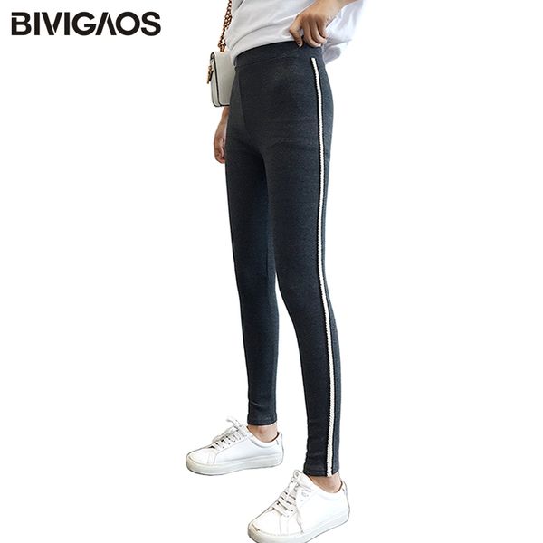 bivigaos autumn new women leggings side twist striped elastic cotton workout leggings casual legging pencil pants for women 230g, Black
bivigaos autumn new women leggings side twist striped elastic cotton workout leggings casual legging pencil pants for women 230g, Black