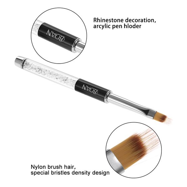 bqan nail art brush nail painting pen gel polish gradient color art brush rhinestone crystal acrylic drawing pen tool
bqan nail art brush nail painting pen gel polish gradient color art brush rhinestone crystal acrylic drawing pen tool
