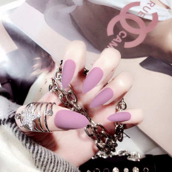 24pcs matte false nails popular fashion long tip patch pure color nail chip nail extensions artificial art accessories, Red;gold
24pcs matte false nails popular fashion long tip patch pure color nail chip nail extensions artificial art accessories, Red;gold