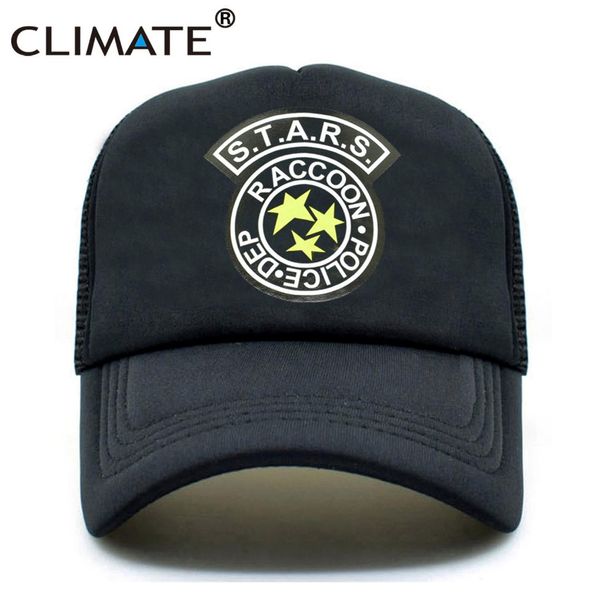 climate men summer trucker caps resident evil raccoon city mesh cap zombie outbreak umbrella corporation youth baseball cap hat, Blue;gray
climate men summer trucker caps resident evil raccoon city mesh cap zombie outbreak umbrella corporation youth baseball cap hat, Blue;gray