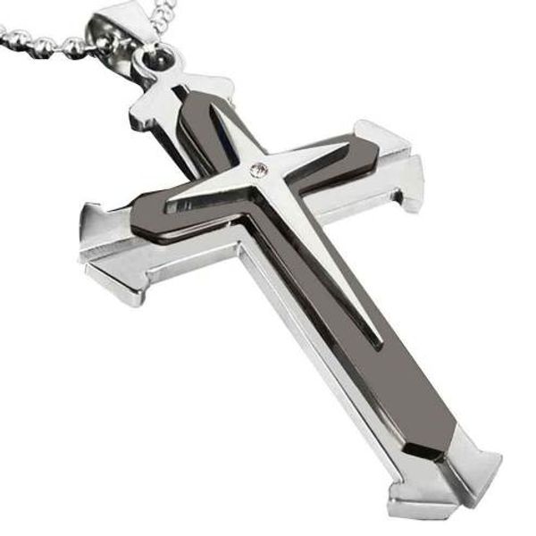 mens necklace pendant stainless steel chain 3 layer knight cross pendant hip-hop chain necklaces for men jewelry unisex, Silver
mens necklace pendant stainless steel chain 3 layer knight cross pendant hip-hop chain necklaces for men jewelry unisex, Silver