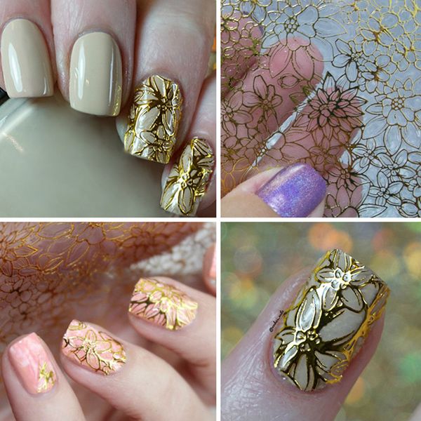 1pcs embossed 3d nail stickers metallic flower nail art water transfer sticker decals art decorations gold water decal tips, Black
1pcs embossed 3d nail stickers metallic flower nail art water transfer sticker decals art decorations gold water decal tips, Black
