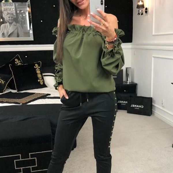 2018 summer stringy selvedge slash neck stretch long sleeve women shirt fashion female blouses ws8938w, White
2018 summer stringy selvedge slash neck stretch long sleeve women shirt fashion female blouses ws8938w, White