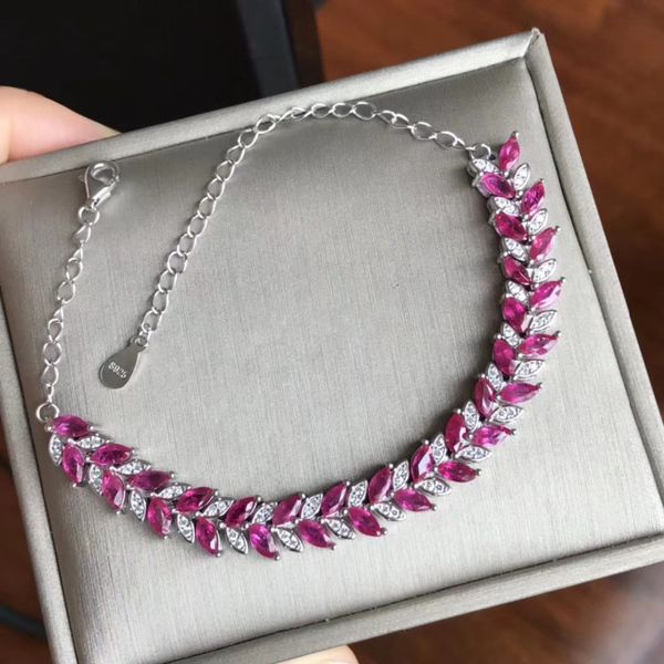 luxurious fashion leaf chain natural red ruby bracelet natural gemstone bracelet s925 silver woman girl wedding gift jewelry, Golden;silver
luxurious fashion leaf chain natural red ruby bracelet natural gemstone bracelet s925 silver woman girl wedding gift jewelry, Golden;silver